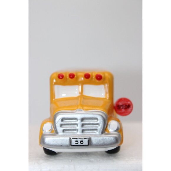 Dept 56 Snow Village - School Bus & Snow Plow - Picture 4 of 10